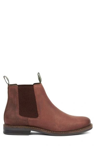 Barbour Farsley Chelsea Boot In Cedar