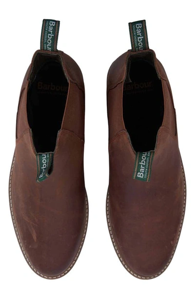 Barbour Farsley Chelsea Boot In Cedar