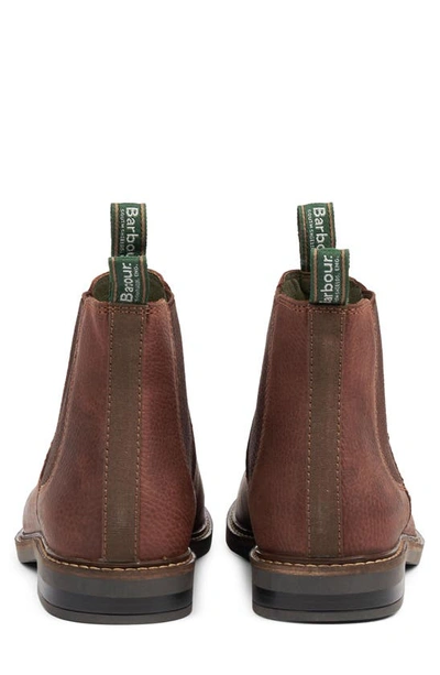 Barbour Farsley Chelsea Boot In Cedar