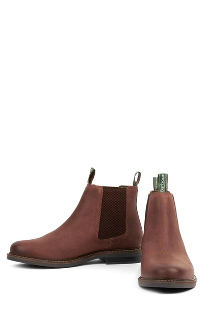 Barbour Farsley Chelsea Boot In Cedar