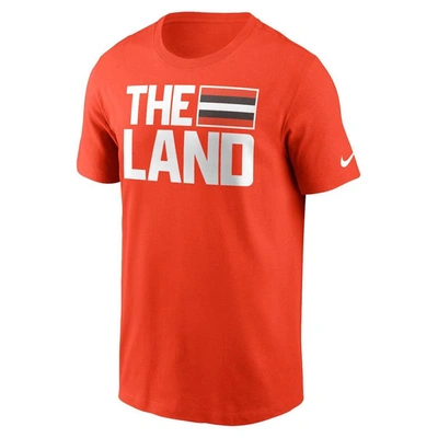 Shop Nike Orange Cleveland Browns Local Essential T-shirt