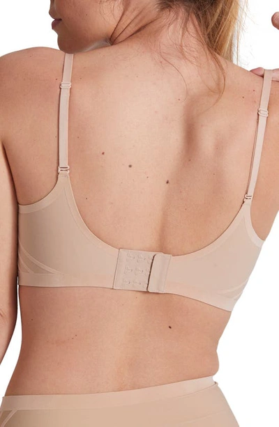 Shop Honeylove Silhouette Bra In Sand