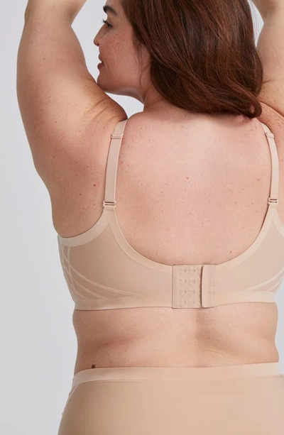 Shop Honeylove Silhouette Bra In Sand