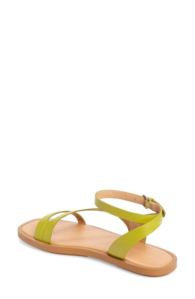 Shop Madewell The Mabel Sandal In Citrus Lime