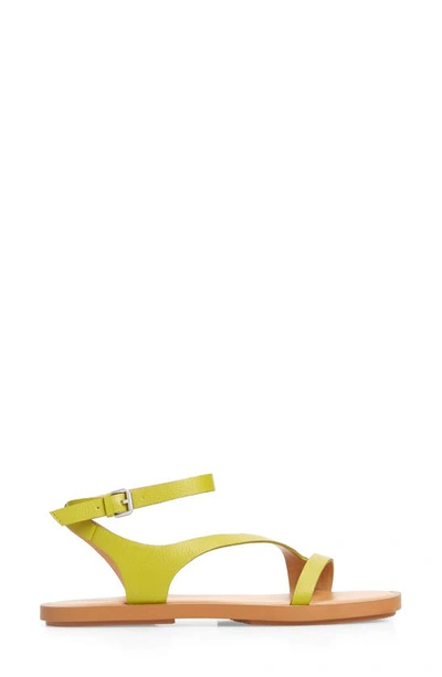 Shop Madewell The Mabel Sandal In Citrus Lime