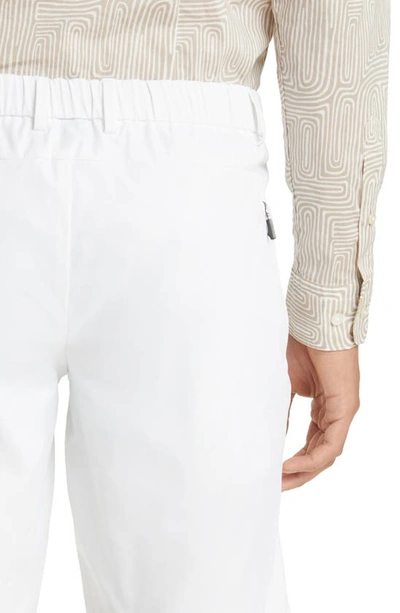 Shop Hugo Boss Litt Shorts In White