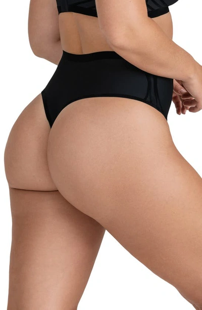 Shop Honeylove Silhouette Shaping Thong In Vamp