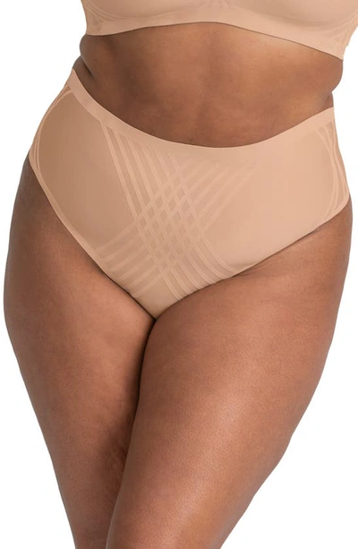 Shop Honeylove Silhouette Shaping Thong In Sand
