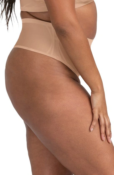 Shop Honeylove Silhouette Shaping Thong In Sand