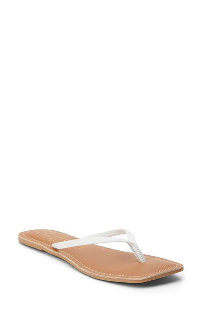 Beach By Matisse Bungalow Flip Flop In White