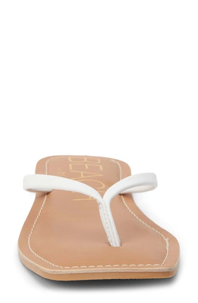 Beach By Matisse Bungalow Flip Flop In White