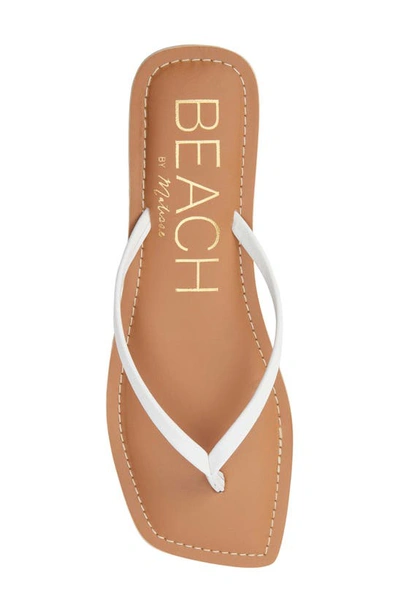 Beach By Matisse Bungalow Flip Flop In White