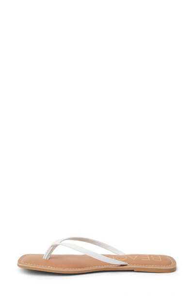 Beach By Matisse Bungalow Flip Flop In White