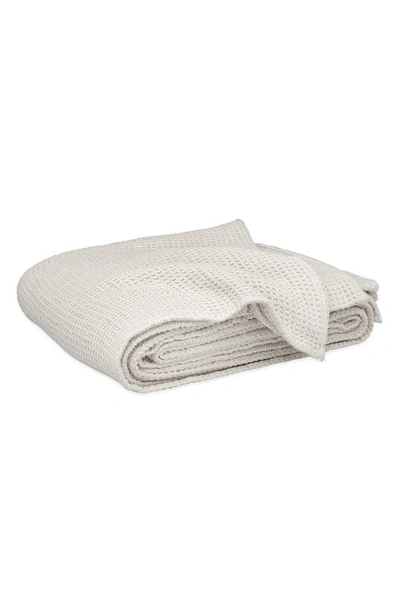 Shop Matouk Chatham Blanket In Silver