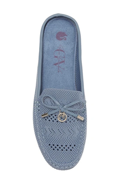 Shop Gloria Vanderbilt Rosilyn Knit Mule In Blue