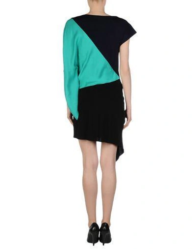 Shop Vionnet Short Dress In Green