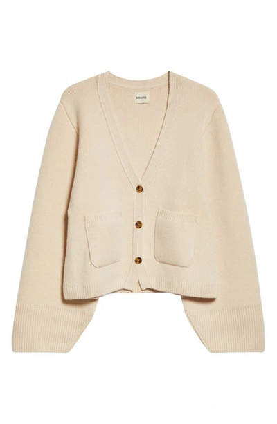 Shop Khaite The Scarlet Cardigan In Custard