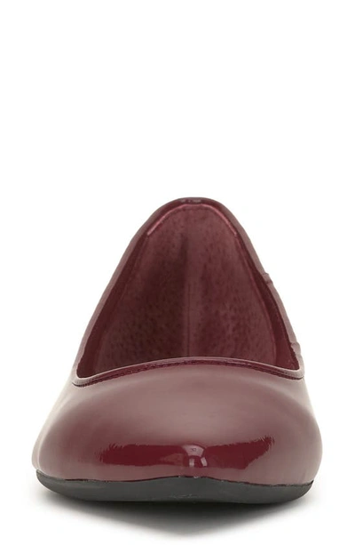 Shop Jessica Simpson Cazzedy Pointed Toe Flat In Malbec