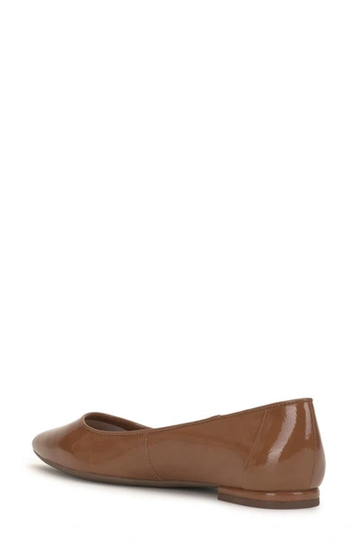 Shop Jessica Simpson Cazzedy Pointed Toe Flat In Caramel