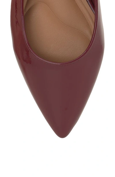 Shop Jessica Simpson Cazzedy Pointed Toe Flat In Malbec