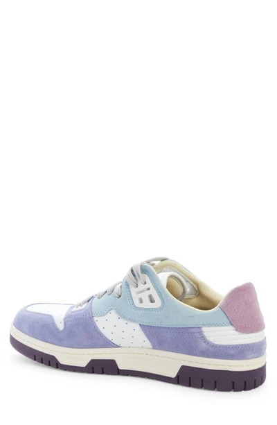 Shop Acne Studios Colorblock Low Top Sneaker In Blue/ White