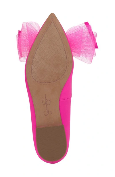 Shop Jessica Simpson Elspeth Pointed Toe Flat In Valley Pink