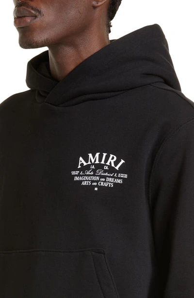 Shop Amiri Arts District Graphic Hoodie In Black