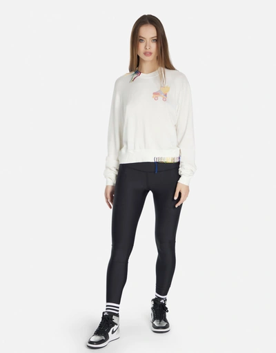 Lauren Moshi Spalding Retro Skate In Milk
