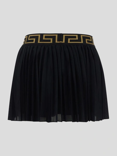 Shop Versace Underwear Shorts In Black