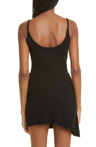 Courrèges Knit Tank Top In Black