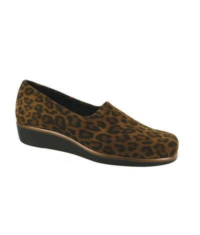 Shop Sas Women's Bliss Shoes - Wide In Tan Leopard In Multi