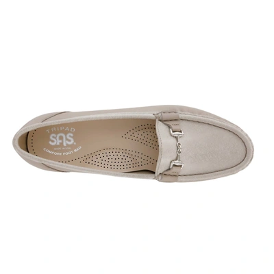 Shop Sas Women's Metro Shoes - Double Wide In Taupe/linen Web In Multi