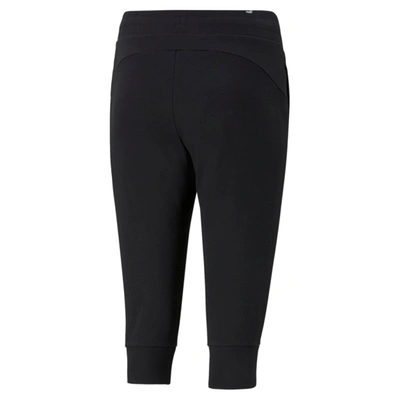 Shop Puma Women's Essentials Capri Sweatpants In Black