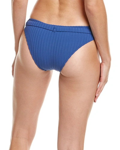 Shop Solid & Striped The Rachel Belt Bikini Bottom In Blue