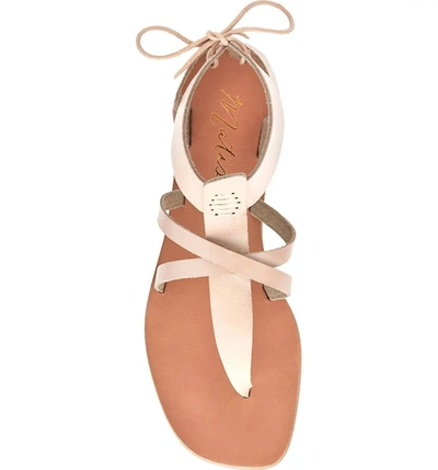 Shop Matisse Lay Up Strappy Sandal In Blush In Beige