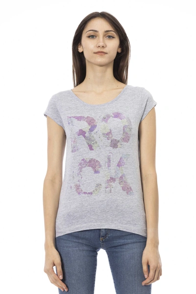 Shop Trussardi Action Gray Cotton Tops &amp; Women's T-shirt
