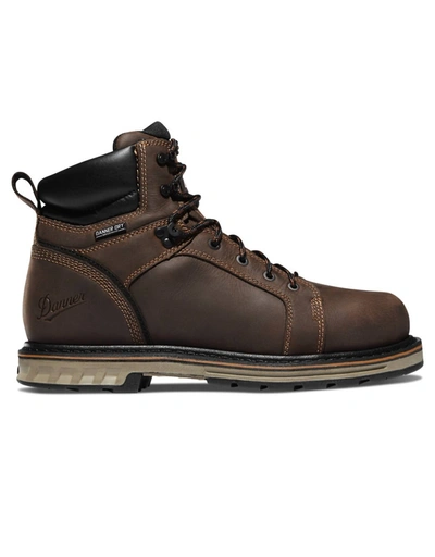 Shop Danner Men's Steel Yard 6" Steel Toe Shoe - Extra Wide In Brown
