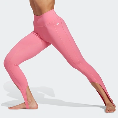 Shop Adidas Originals Women's Adidas Collective Power Yoga Studio Leggings In Pink