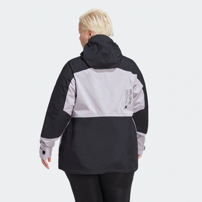 Shop Adidas Originals Women's Adidas Terrex Xploric Rain. Rdy Hiking Jacket (plus Size) In Multi
