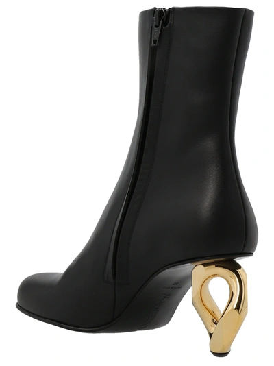 Shop Jw Anderson 'chain' Ankle Boots