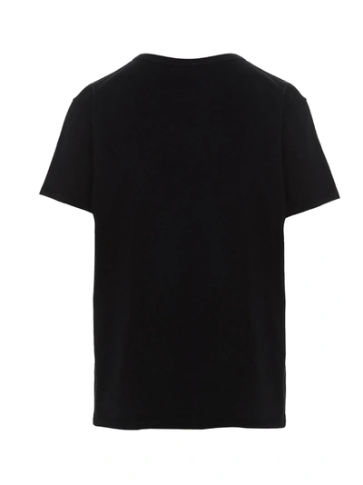 Shop Maison Kitsuné Fox Head Patch T-shirt Black