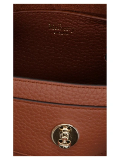 Shop Mulberry 'alexa' Mini Handbag In Brown