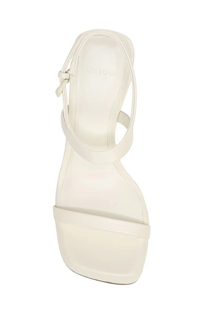 Shop Vince Luella Ankle Strap Sandal In Marble Cream