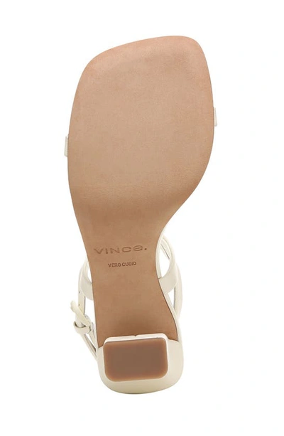 Shop Vince Luella Ankle Strap Sandal In Marble Cream