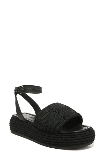 Shop Vince Pali Cord Platform Sandal In Black