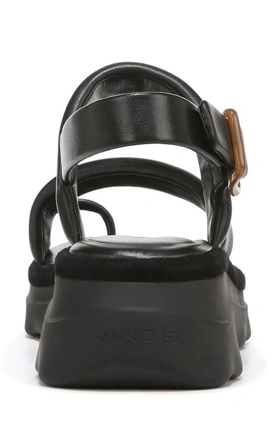 Shop Vince Santa Cruz Platform Sandal In Black