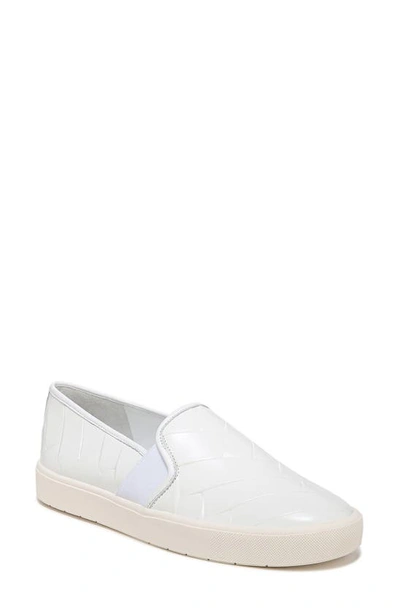 Shop Vince Blair Slip-on Sneaker In Optic White/ White