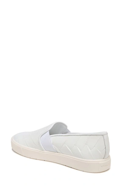 Shop Vince Blair Slip-on Sneaker In Optic White/ White