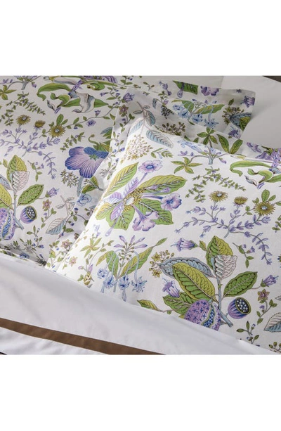Matouk Pomegranate Linen Pillow Sham In Lilac