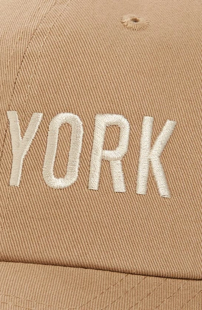 Shop American Needle New York Cotton Baseball Cap In Khaki